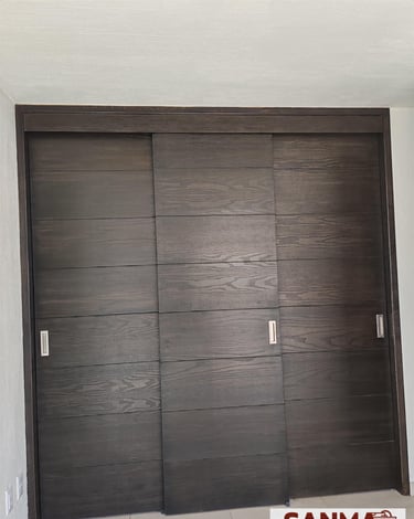 closet de madera fraccionamiento