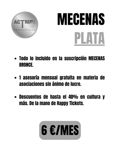 mecenas plata actrum