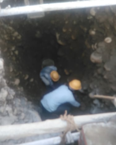 Underground Construction taking place