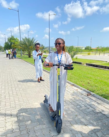 I love my Trekk Scooter, it makes me arrive on time for my classes