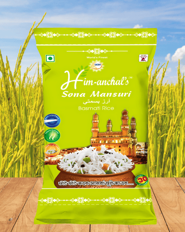 himanchal basmati rice sona mansoori pack -30kg