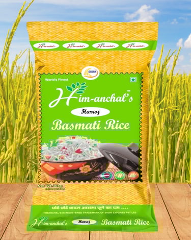 himanchal basmati rice harroj  pack -30kg