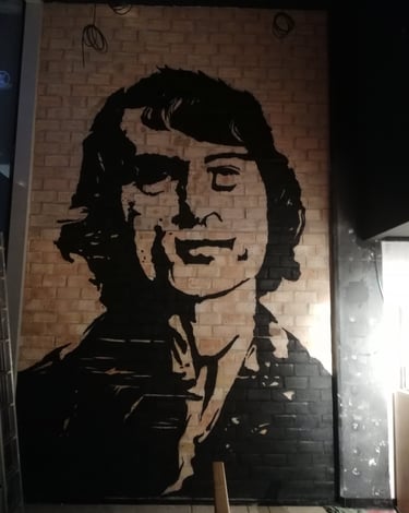 graffiti joker mural foster's hollywood