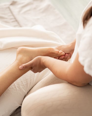 massagem no pos parto