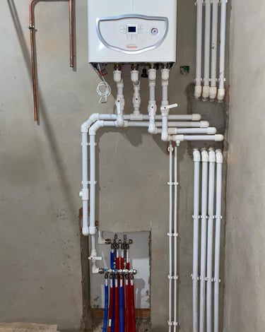 temiz işçilik ile yapılan tesisat projeleri