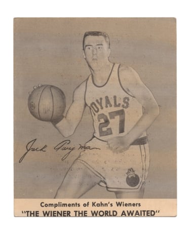 1957-58 Kahn's Wieners Basketball Card Jack Twyman