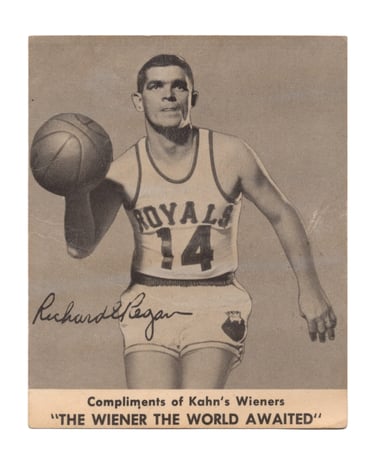1957-58 Kahn's Wieners Basketball Card Richard Regan