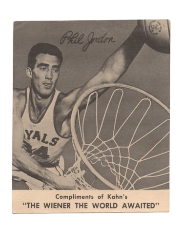 1959-60 Kahn's Wieners Basketball Card Phil Jordan