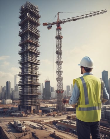 A cozy newly built residential neighborhood with green spaces and families enjoying outdoors.