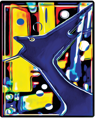 Pop art of sock puppet,