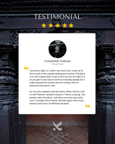 Kala Yatra Artist Residency_Resident Artist Testimonials_Constantin