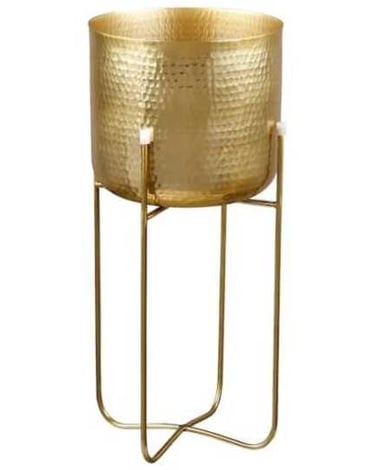Metal planter pots with stand