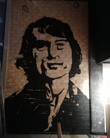 graffiti joker mural foster's hollywood