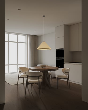 a small apartment 3d interior vizualization in almaty