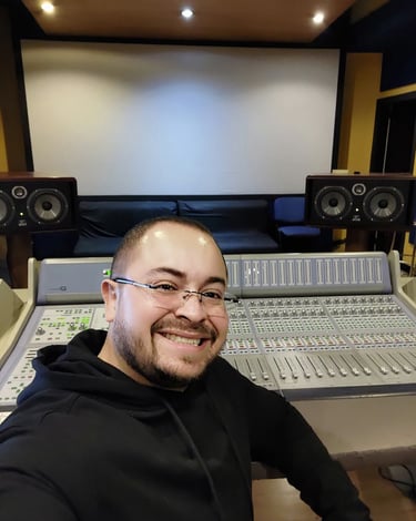 david torres and sound studio behind