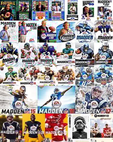 all of the madden games (circa 2023)