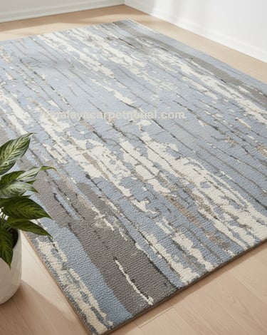 Custom bespoke handmade rugs crafted in Nepal – abstract design-Himalaya Carpet Industries