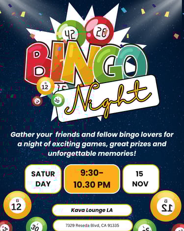 Kava Lounge LA serves the Reseda area as a welcoming place for scheduled activities and community us