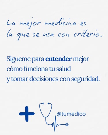 Ejemplo de contenido profesional para un centro médico de especialidades