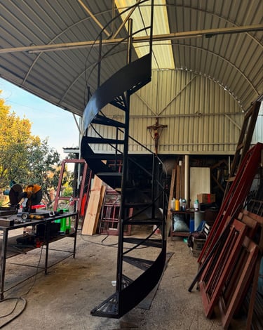 Escalera de herrería