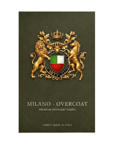 Milano overcoat premium Italian fabric