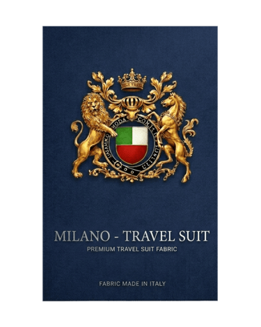 Milano travel suit fabric