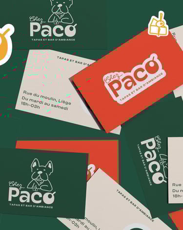 Branding chez Paco - support web - Soleado studio