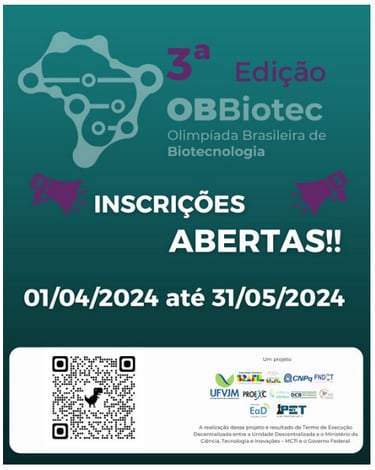chamada para o evento obiotec