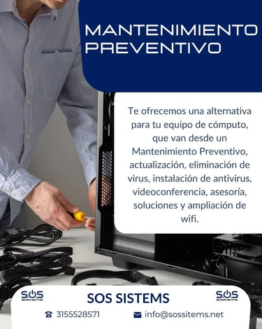 Mantenimiento preventivo sos sistems