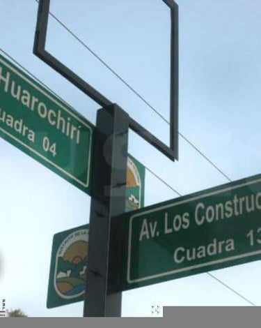 señales guia de calle