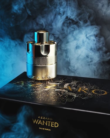 Photographie d'un flacon de parfum pour Homme Azzaro Wanted