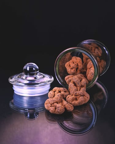 photographie de noix au chocolat noir thierry le moel photographe