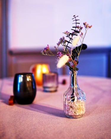 photographie restaurant le frelon d'or decoration de table thierry le moel photographe