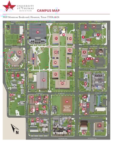 Houston violin teacher studio location map