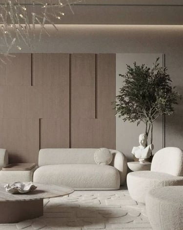 salon tasarımı sonrası düzenli iç mekân