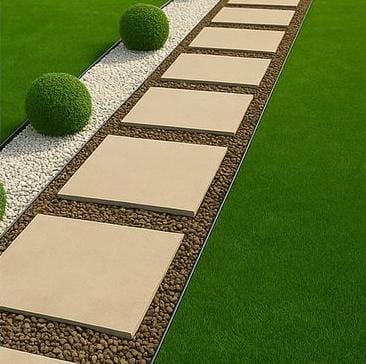 peyzaj uygulamaları sonrası doğal görünümlü dış mekan