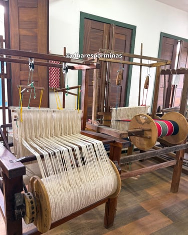 Casa das Tecelãs em Brumal, ponto turistico no distrito de Santa Bárbara MG