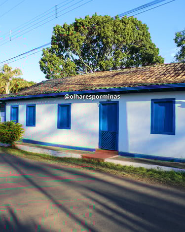 Casa histórica do periodo colonial em Acuruí, distrito de Itabirito em Minas Gerais