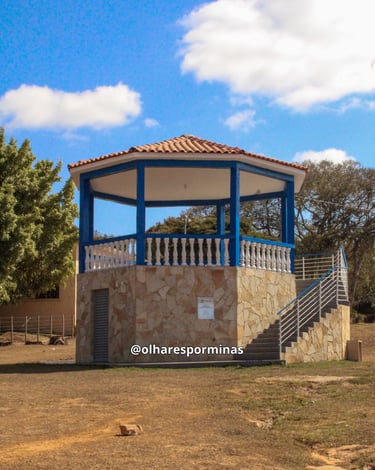 Coreto no centro turistico de Conselheiro Mata em Diamantina MG