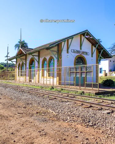 Estação Ferroviaria de Lobo Leite, ponto turistico no distrito de Congonhas