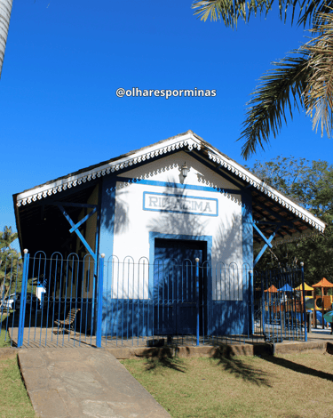 Estação Ferroviária histórica em Rio Acima Minas Gerais
