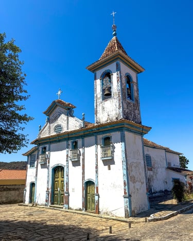 Igreja histórica do periodo colonial em Diamantina, Minas Gerais