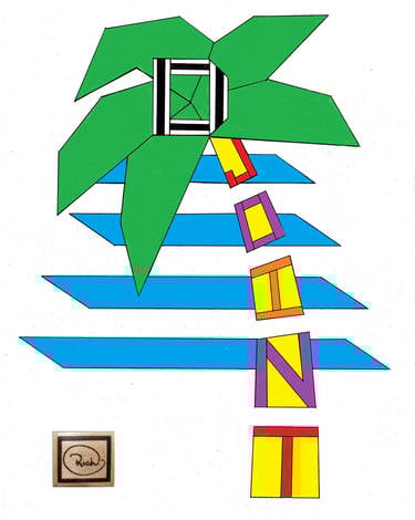 D JOINT richWOODart.com straight line art 