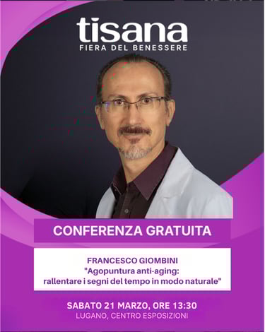 Dr Francesco Giombini, Ago ticino, agopuntura, Tisana fiera, Lugano