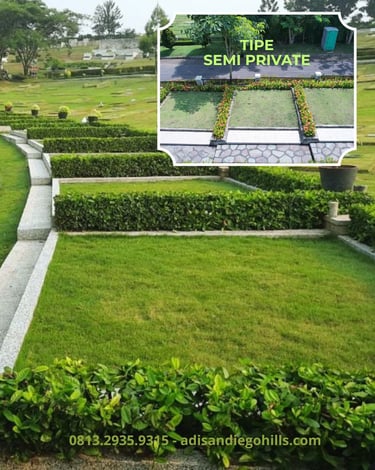 san diego hills karawang tipe semi private untuk pasangan suami istri diperistirahatan terakhir