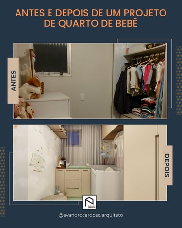 Projeto de Interiores de Quarto de Bebê em São Paulo