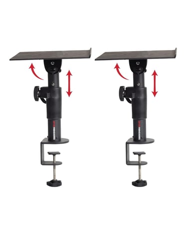 Gator Frameworks Desktop Clamp-On Studio Monitor and Speaker Stand