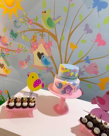 decoração jardim encantado