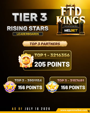t3 july 16 2026 Melbet agents