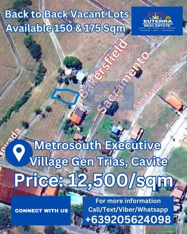 Metro South VIllage Lot for sale Euterra Real Estate